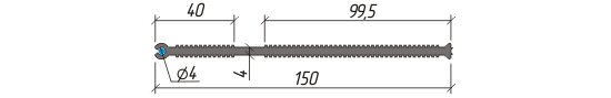 Гидроизоляционная шпонка АКВАСТОП ХВН-150 (1 х Ø4)